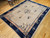 Vintage Chinese Peking Room Size Rug in Pale Ivory, Navy, Pale Pink, The Persian Knot Gallery, SKU 1023