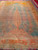 Antique Oushak Rug 7x9 | Tree of Life Saffron | Full View on Floor