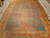 Antique Oushak Rug 7x9 | Tree of Life Saffron | In-Room View 2