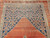 19th Century Room Size Persian Malayer in Terracotta, Navy, Baby Blue, Ivory, The Persian Knot, SKU 1378