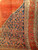 19th Century Room Size Persian Malayer in Terracotta, Navy, Baby Blue, Ivory, The Persian Knot, SKU 1378