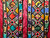 Vintage Uzbek Silk Quilt in Red, Turquoise, Ivory, Black, Green, Yellow,  @thepersianknot  , SKU 1671