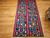 Vintage Uzbek Silk Quilt in Red, Turquoise, Ivory, Black, Green, Yellow,  @thepersianknot  , SKU 1671