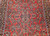 Vintage Near Square Size Persian Sarouk in Allover Floral Pattern in Red, Navy, French Blue, Yellow, pink , The Persian Knot, SKU 1091