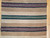 Vintage American Rag Runner 3x12 | Tan Green Pink | Center Field Close-Up