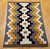 Antique Navajo Rug 2x3 | Geometric, Natural Dyes | Full View on Floor