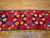 Vintage Uzbek Suzani Silk Embroidery | Handcrafted Central Asia | Center Field Close-Up