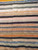 Antique American Rag Rug 6x9 | Handwoven Stripe | Full View on Floor