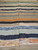 Antique American Rag Rug 6x9 | Handwoven Stripe | Border Detail