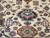 Vintage Persian Ardebil in Geometric Pattern in Ivory, Brick, Pale Blue, Olive, The Persian Knot Gallery, SKU 1334
