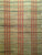 Vintage American Rag Runner in Stripe Pattern in Tan, Red, Blue,  The Persian Knot, SKU 1683