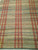 Vintage American Rag Runner 3x13 | Tan Red Stripe | Lower Section Detail