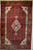 Antique Persian Bidjar Area Rug, Wool Pile, Red & French Blue, 1920s,  @thepersianknot  , SKU 1117