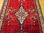 Vintage Persian Hamadan Wide Runner in Medallion Pattern in Red, Ivory, Green, Yellow, The Persian Knot, SKU 1344
