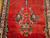 Vintage Persian Hamadan Wide Runner in Medallion Pattern in Red, Ivory, Green, Yellow, @thepersianknot, SKU 1344