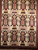 Vintage South American Textile Rug | Folk Art | Top Section Detail