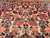 Vintage Persian Malayer Area Rug in Floral Pattern in Red, Pink, Blue, Ivory,  @thepersianknot  , SKU 1248