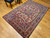 Vintage Persian Malayer Area Rug in Floral Pattern in Red, Pink, Blue, Ivory,  @thepersianknot  , SKU 1248