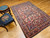 Vintage Persian Malayer Area Rug in Floral Pattern in Red, Pink, Blue, Ivory,  @thepersianknot  , SKU 1248