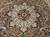 Vintage Persian Tabriz in a Floral Pattern with “Firebird” Design in Brown, Turquoise, Pink, Blue, The Persian Knot, SKU 1198
