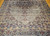 Antique Persian Kerman Lavar Rug 12x14 | Floral Field | Lower Section Detail