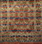 Am19th Century American Hand-Woven Four Color Coverlet in Red, Navy, Green, Ivory, The Persian Knot, SKU 1584erican Coverlet