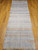 Vintage American Rag Runner 2x6 | Handwoven Stripe | Full View on Floor