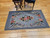 Antique American Hooked Rug 2x3 | Folk Art Floral | In-Room View 10