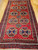 Vintage Afghan Tekke Bokhara  in Allover Geometric Pattern in Red, Navy, Gray, Ivory, The Persian Knot, SKU 1387