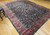 Vintage Indian Agra in Allover Floral Pattern in Navy, Green, Pink, Red, Blue, The Persian Knot, SKU 1355