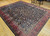 Vintage Indian Agra in Allover Floral Pattern in Navy, Green, Pink, Red, Blue, The Persian Knot, SKU 1355