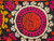 Vintage Uzbek Suzani Silk Embroidery | Handcrafted Central Asia | In-Room View