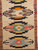 Antique Navajo Rug 2x3 | Geometric, Natural Dyes | Center Section Detail