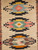 Antique Navajo Rug 2x3 | Geometric, Natural Dyes | Lower Section Detail