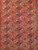 Antique Turkmen Rug | Gul Pattern, Deep Red | Center Section Detail