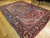 Antique Persian Heriz Rug 6x9 | Bold Medallion | In-Room View 5