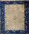 Antique Chinese Peking Rug 9x12 | Gray Field Vase