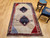 Vintage Persian Gabbeh Rug 2x4 | Animal Diamond Motif | In-Room View 7