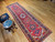 Antique Persian Heriz Rug 2x6 | Bold Medallion | In-Room View 10