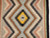 Antique Navajo Rug 2x3 | Geometric, Natural Dyes | Top Section Detail