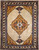Vintage Indian Agra Carpet 7x11 | Art Deco Mughal Yellow