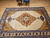 Vintage Indian Agra Carpet 7x11 | Art Deco Mughal Yellow | In-Room View 8