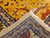 Vintage Indian Agra Carpet 7x11 | Art Deco Mughal Yellow | In-Room View 4