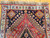 Antique Persian Qashqai Tribal Rug 2x6 | Geometric | Center Field Close-Up