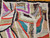 Vintage Moroccan Boucherouite Rug 4x6 | Abstract Design | Lower Section Detail