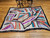 Vintage Moroccan Boucherouite Rug 4x6 | Abstract Design | In-Room View 2