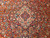 Early 20th Century Persian Kashan in a Floral Pattern in Red, Ivory, French Blue, Yellow, The Persian Knot, SKU 1318