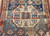 Antique Caucasian Kazak 4x8 | Triple Medallion Blue | Center Section Detail