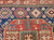 Antique Caucasian Kazak 4x8 | Triple Medallion Blue | In-Room View