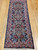 Vintage Persian Kerman Runner in All-Over Floral Pattern in Blue, Green, Red, Ivory, The Persian Knot, SKU 1518